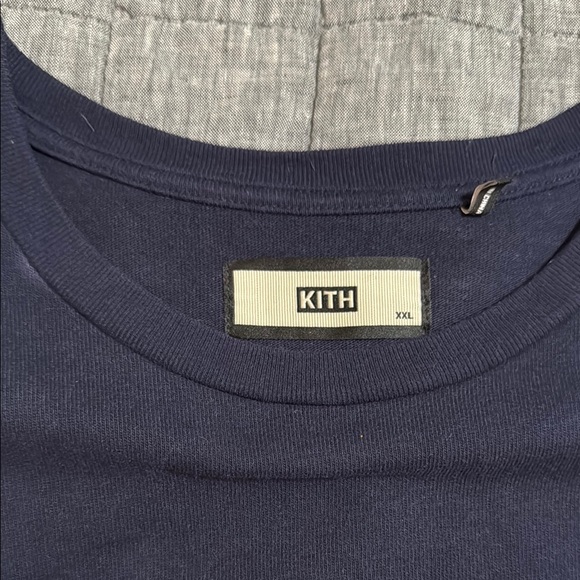 Kith box logo Navy T-Shirt - Picture 2 of 3